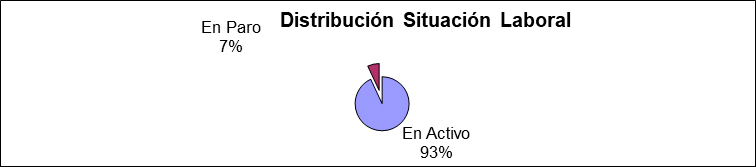 Gráfico de la situación laboral